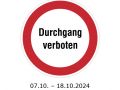 Felsräumarbeiten im Däle vom 07.10. - 18.10.2024