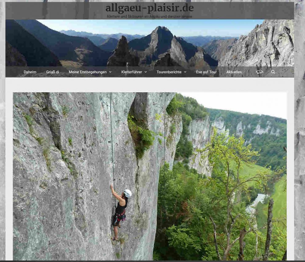 Schöner Bericht! Verfasst von Klettergästen aus dem schönen Allgäu